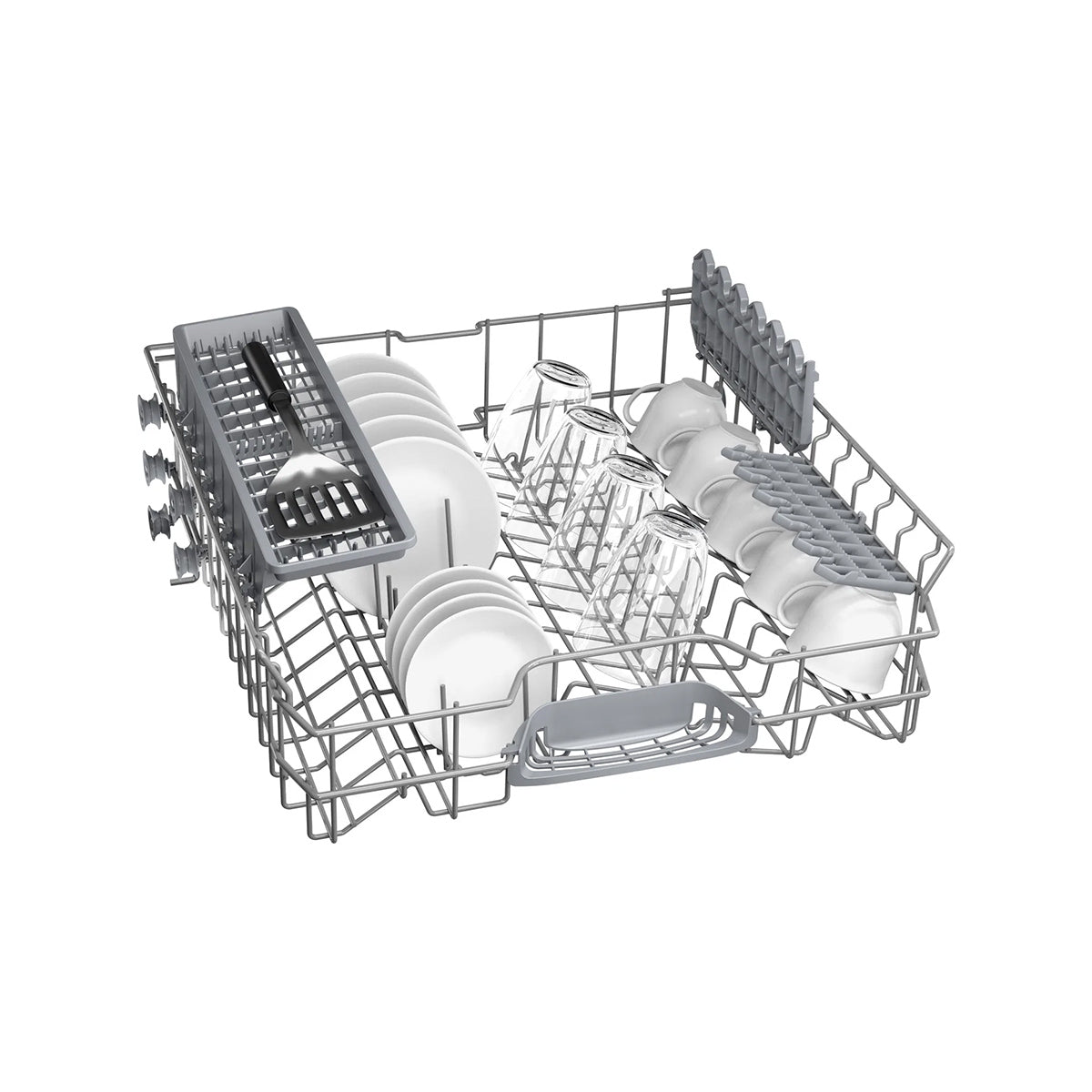 Bosch SMI2HTS02G Series 2 Semi-Integrated Dishwasher, 13 Place Settings, EcoSilence Drive, 60cm Wide - Stainless Steel