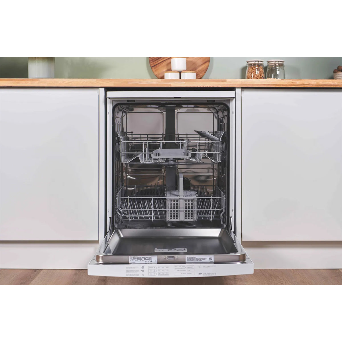 Bosch SMS26AW08G Series 2 Freestanding Dishwasher, 12 Place Settings, EcoSilence Drive, 60cm Wide - White