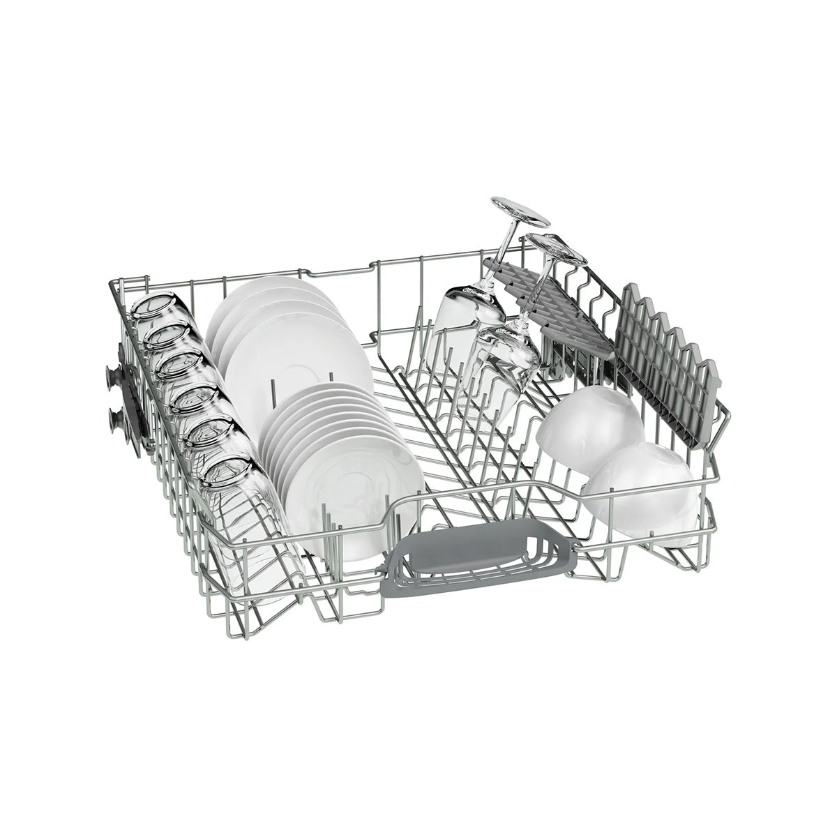 Bosch SMS2HVI67G Series 2 Freestanding Dishwasher, 14 Place Settings, 60cm Wide - Brushed Steel, Anti-Fingerprint