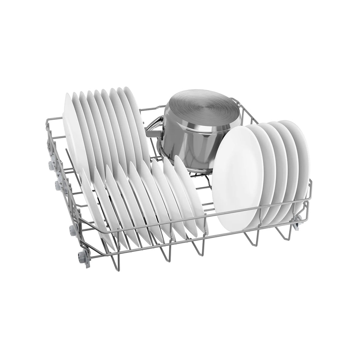 Bosch SMS2HVI67G Series 2 Freestanding Dishwasher, 14 Place Settings, 60cm Wide - Brushed Steel, Anti-Fingerprint