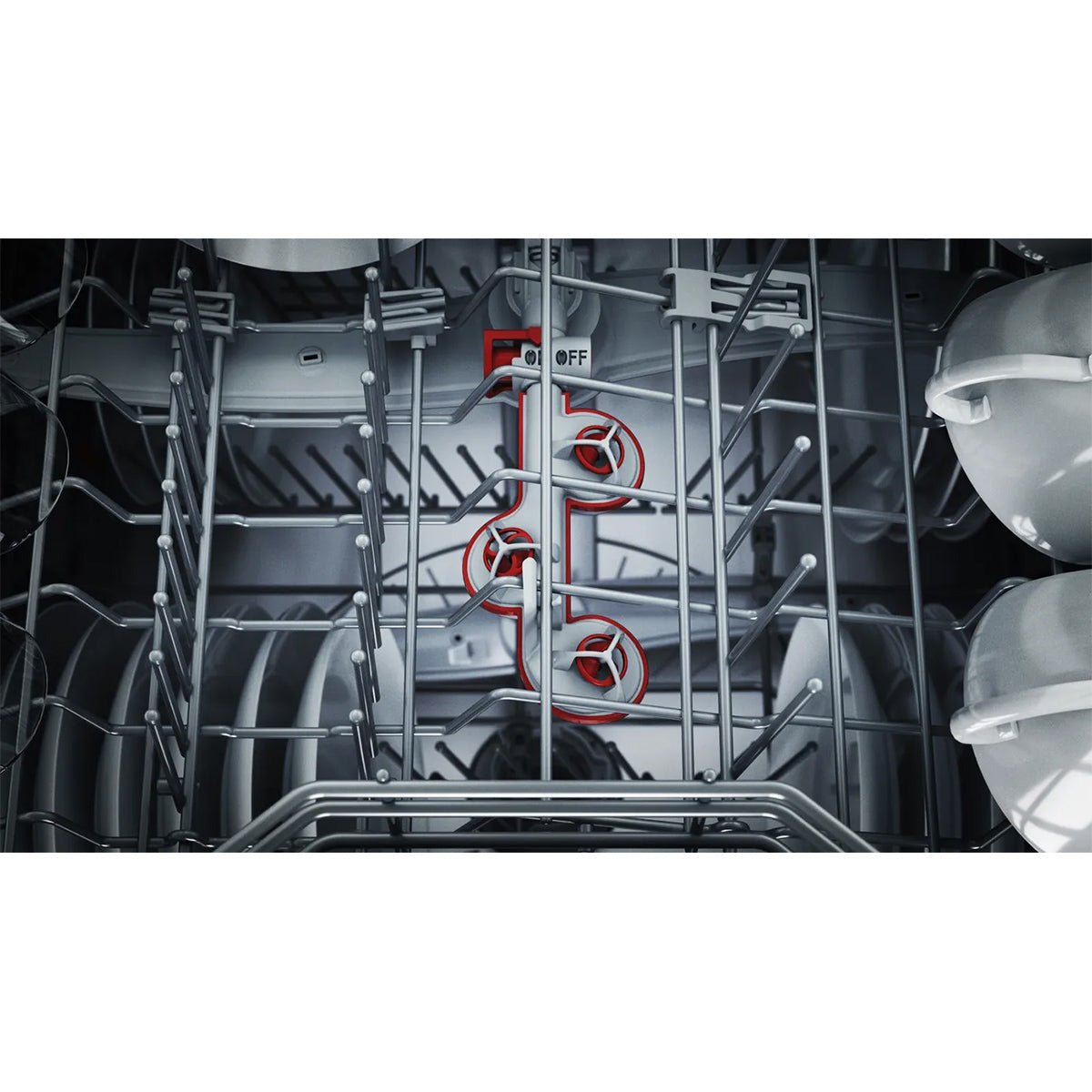 Bosch SMS6TCI02G Series 6 Freestanding Dishwasher, 14 Place Settings, 60cm Wide - Brushed Steel, Anti-Fingerprint