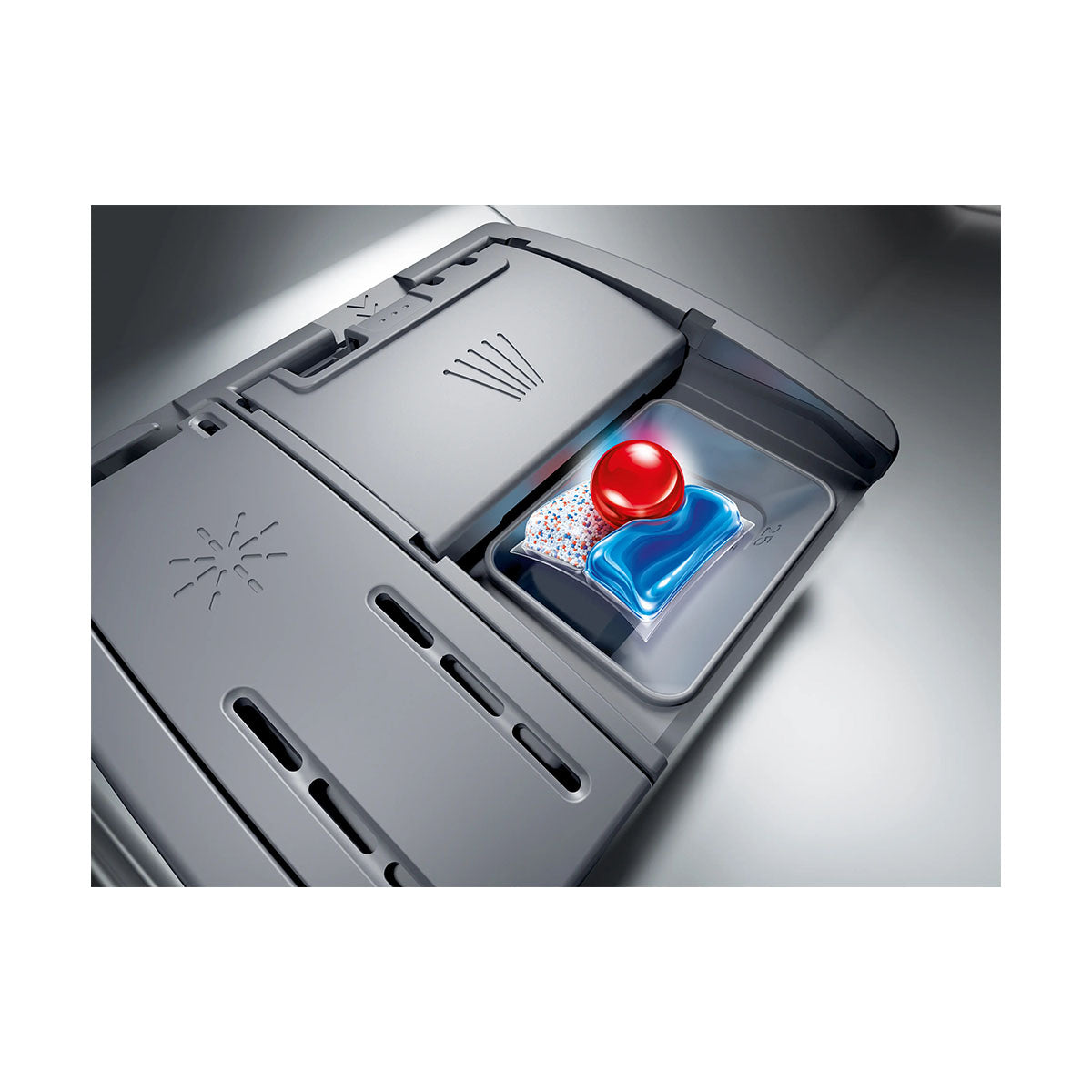 Bosch SPS4HMI14G Series 4 Freestanding Dishwasher, 10 Place Settings, 45cm Wide - Brushed Steel, Anti-Fingerprint