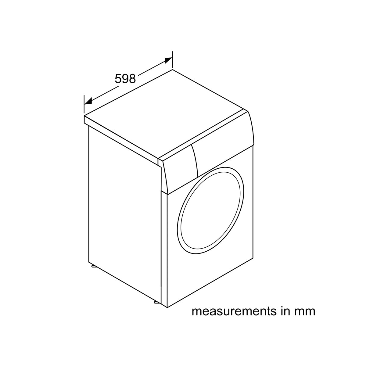 Bosch WGB256A2GB Series 8 10Kg Capacity Freestanding Washing Machine, Front Loader, 1400 rpm, i-DOS, Eco Silence Drive, 59.8cm Wide - White