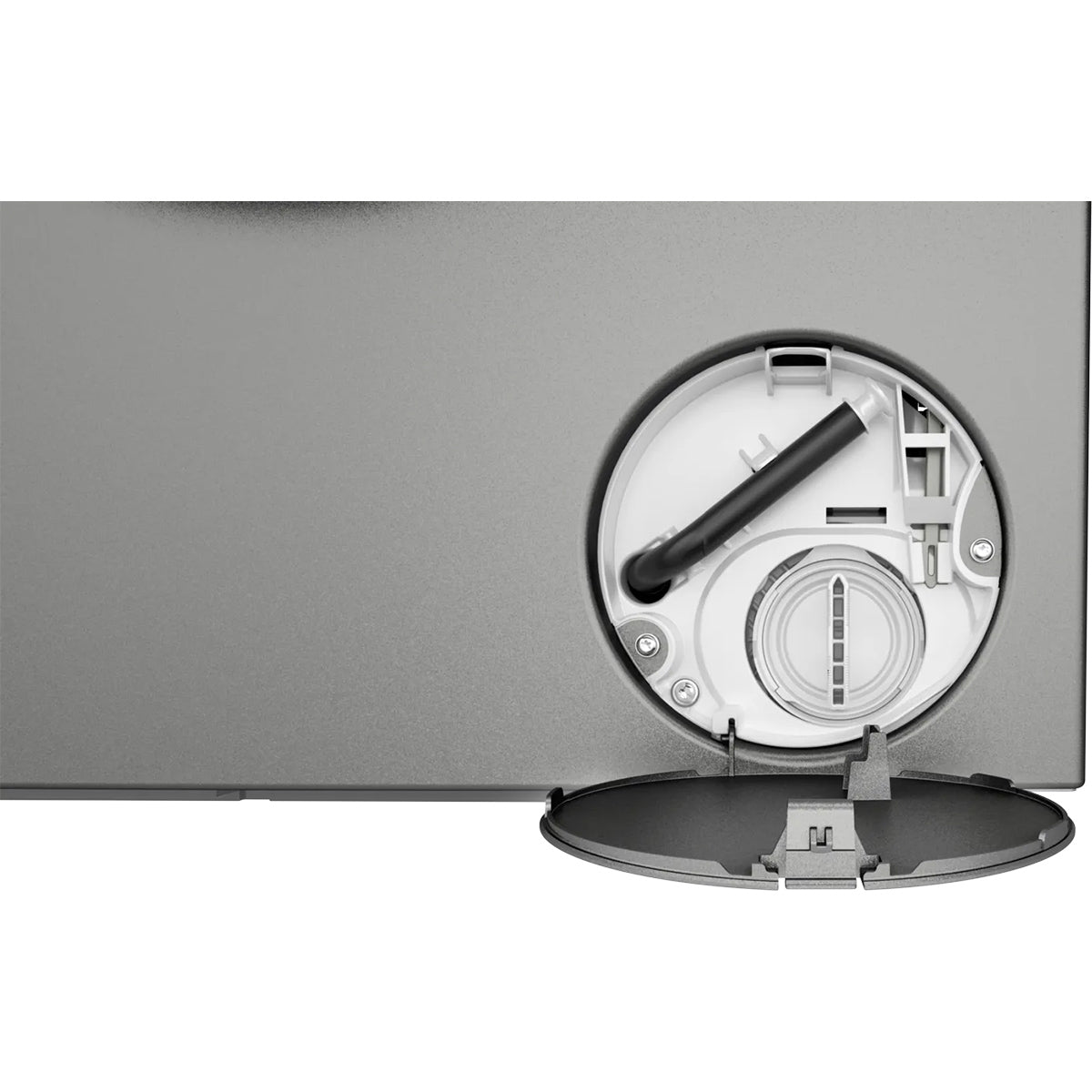 Bosch WGH254ARGB Series 6 Freestanding Washing Machine, Front Loader, 10Kg Capacity, 1400 rpm, i-DOS, Eco Silence Drive, 59.8cm Wide - Cast Iron Grey, Black Door