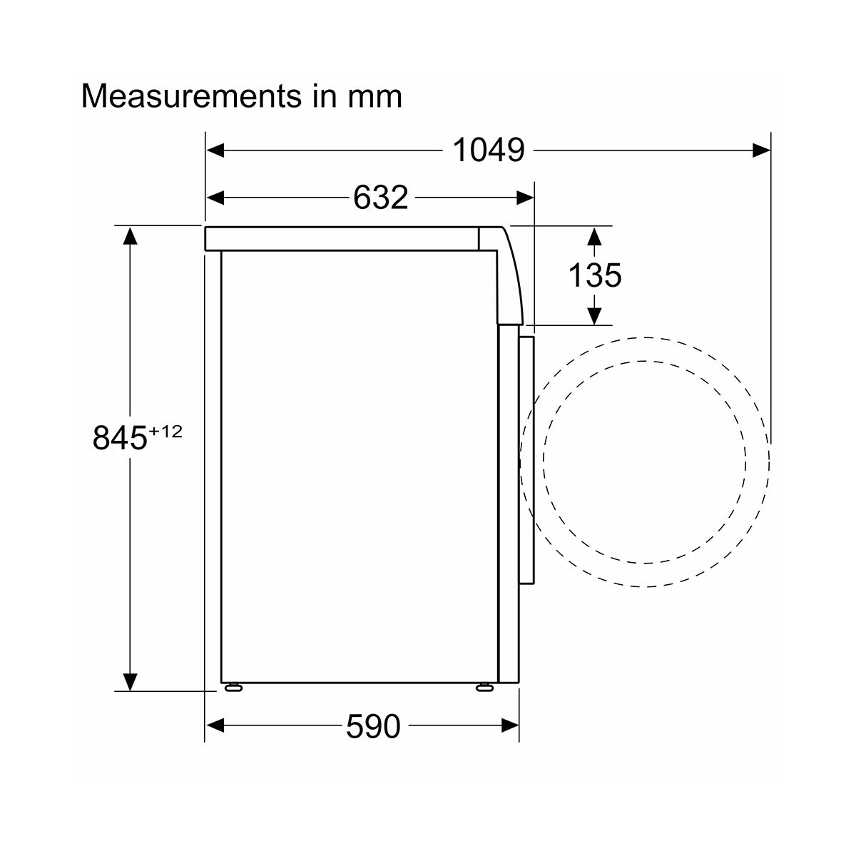 Bosch WGJ25400GB Series 6 Freestanding Washing Machine, Front Loader, 10Kg, 1400 rpm, 59.8cm Wide - White