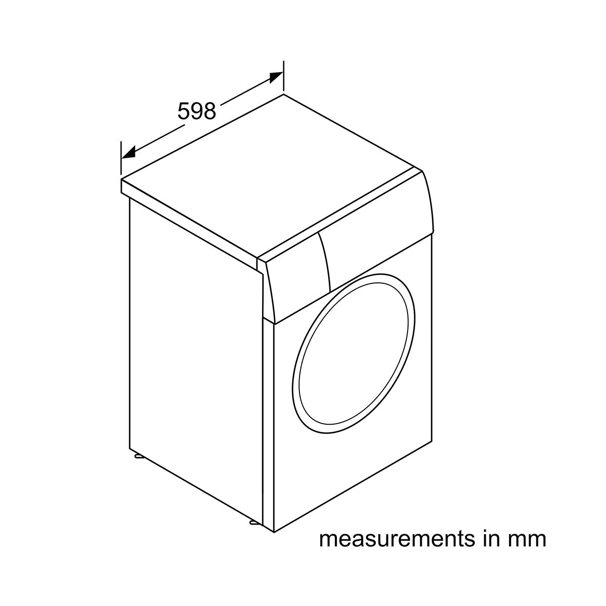 Bosch WGJ25400GB Series 6 Freestanding Washing Machine, Front Loader, 10Kg, 1400 rpm, 59.8cm Wide - White