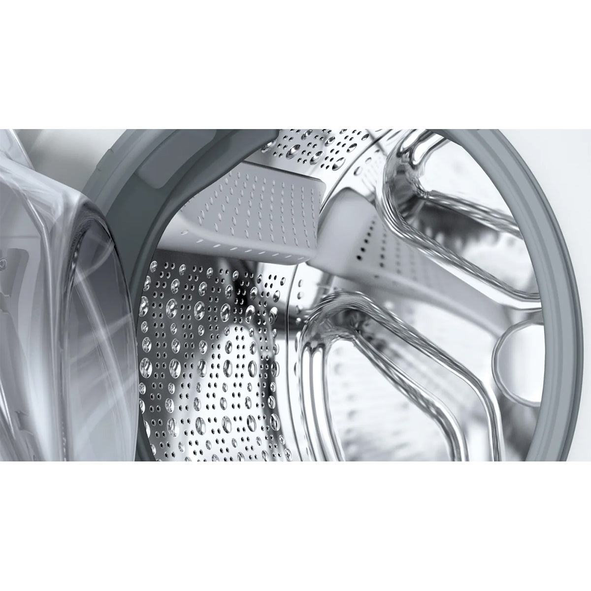 Bosch WIW28502GB Series 8 Built-In Washing Machine, 8Kg, 1400 rpm, Eco Silence Drive, 59.6cm Wide - White