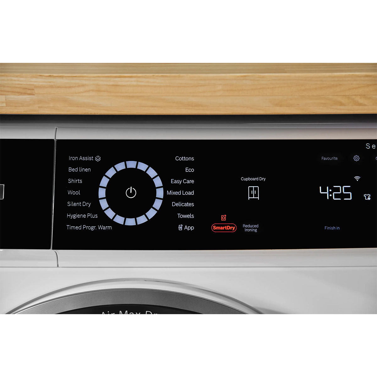 Bosch WRB247C9GB Series 8 Freestanding Heat Pump Tumble Dryer, 9Kg, With Self-Cleaning Condenser, 59.8cm Wide - White