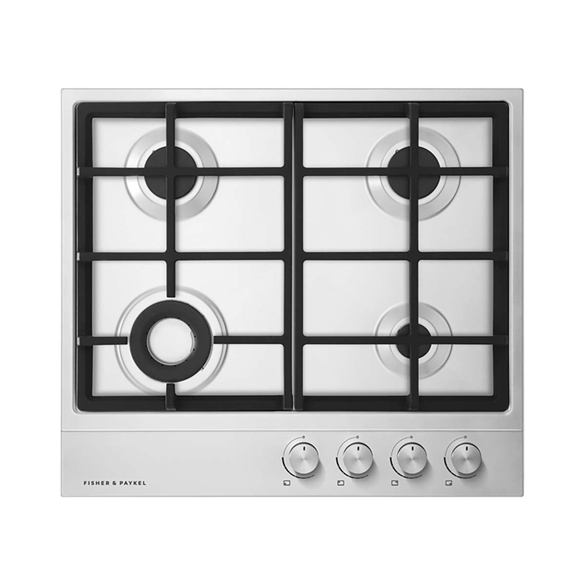 Fisher & Paykel CG604DLPX1 Series 7 4 Burner Gas Hob, LPG Connection, 60cm Wide - Stainless Steel