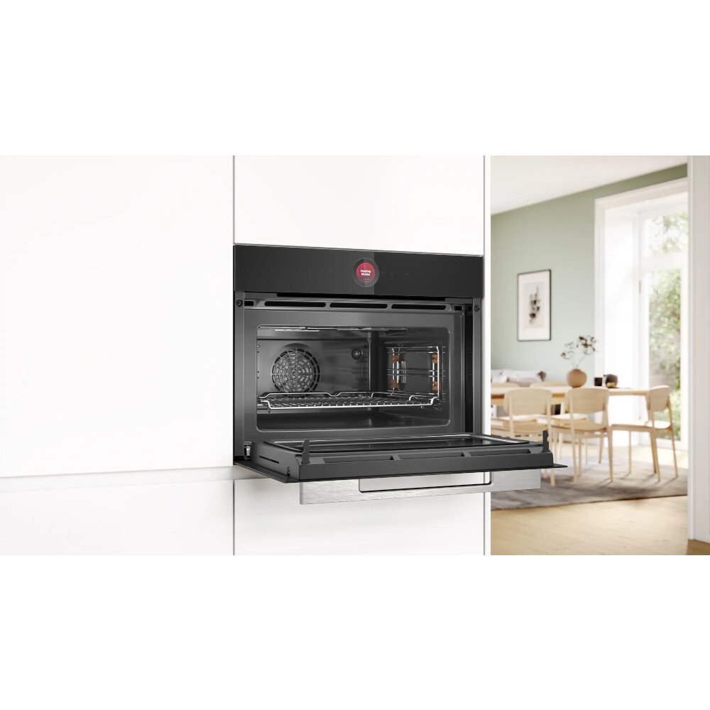 Bosch CMG7241B1B 45L Compact Oven with Microwave Function, Black