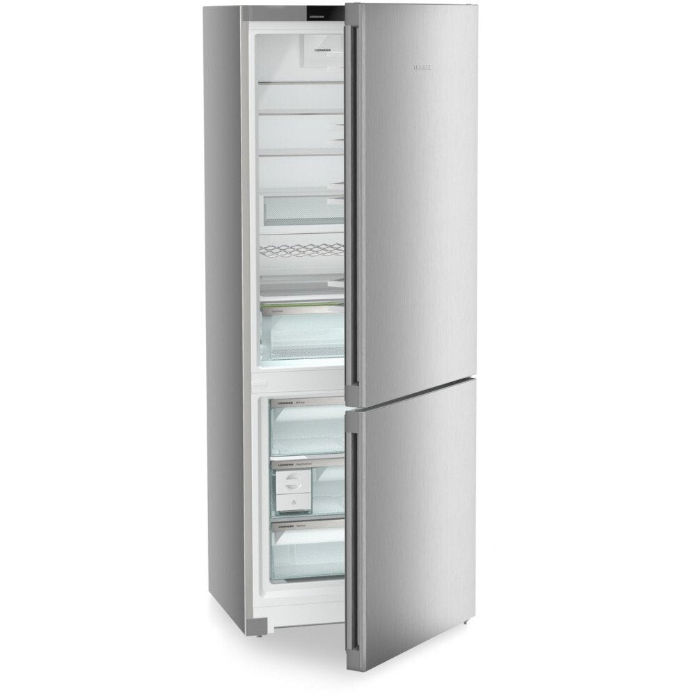 Liebherr CNsfd 7723 No Frost Fridge Freezer, 70/30, Silver, D Rated