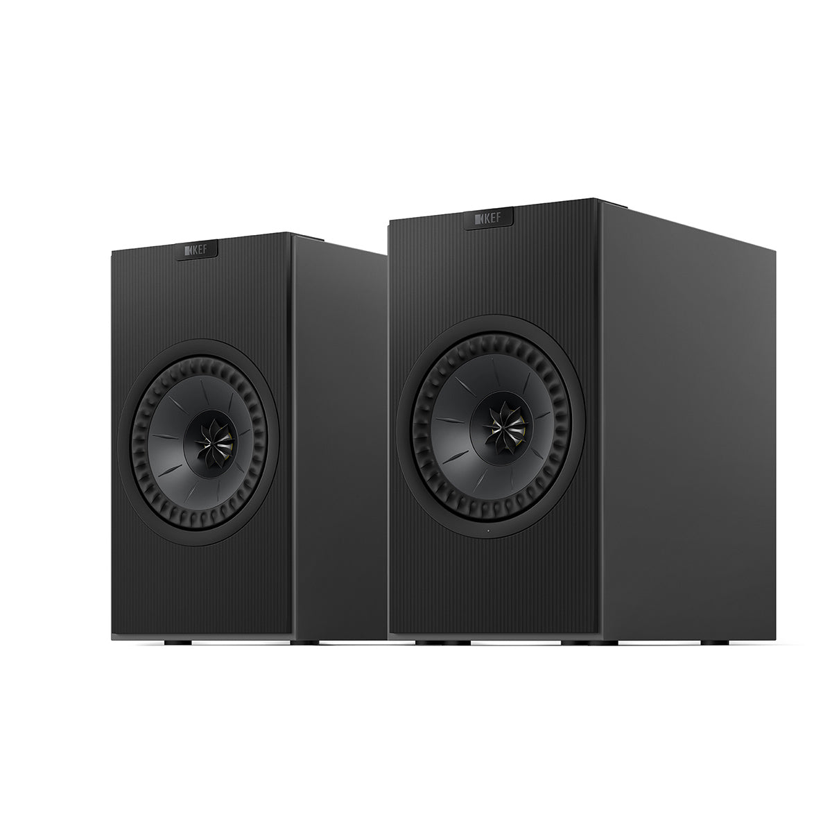 KEF CODA-W-TITANIUM Active Wireless Hi-Fi Speakers (Pair), 200W, Uni-Q Driver Array - Dark Titanium
