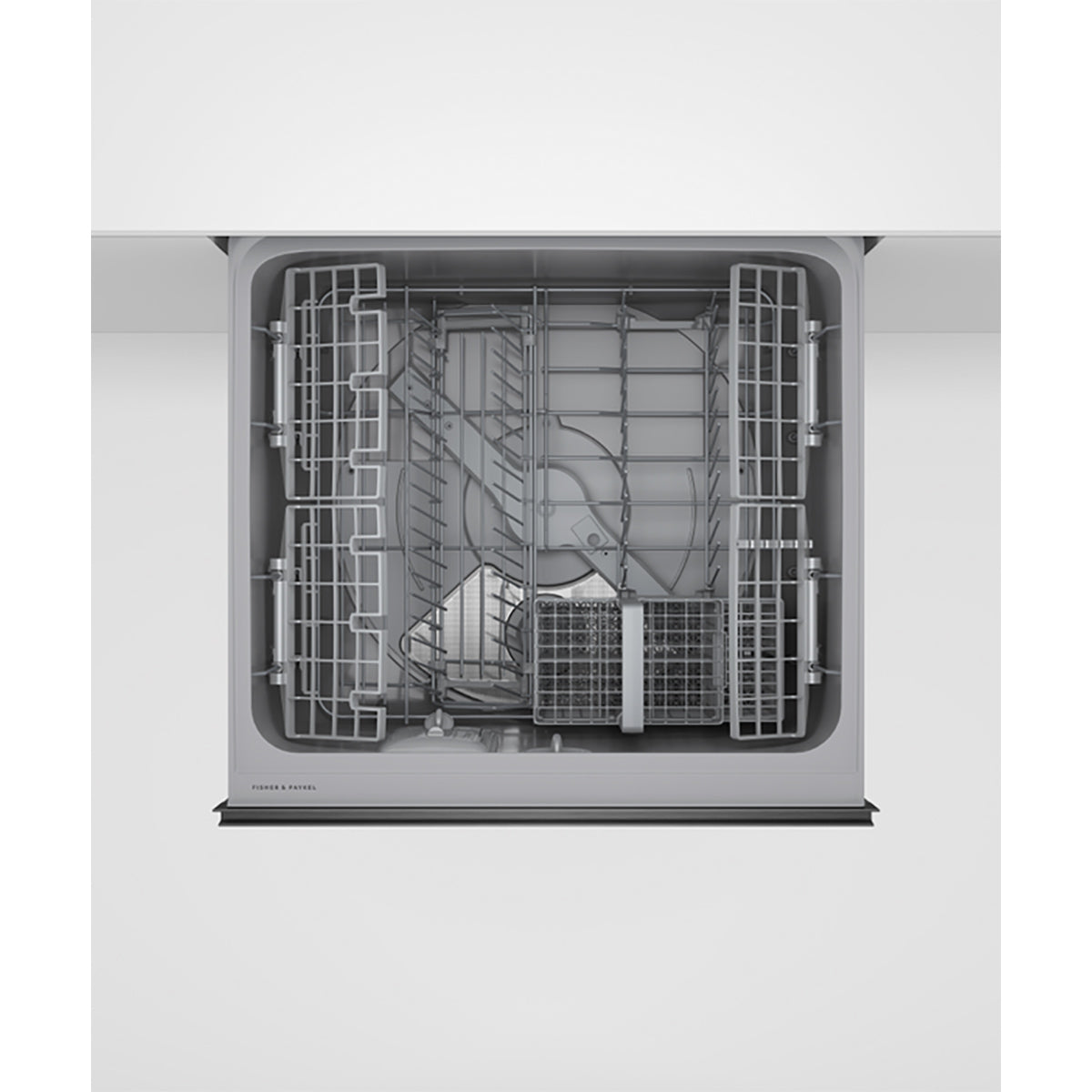 Fisher & Paykel DD60D2HNB9 Series 7 Contemporary Double DishDrawer™ Dishwasher, 12 Place Settings, 7 Wash Programs, 59.9cm Wide - Black Stainless Steel