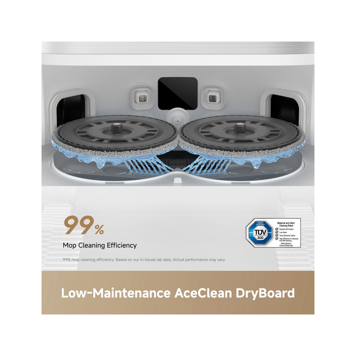 DREAME RLL51SE_WH Ultra AE Smart Robot Vacuum With Mop - White