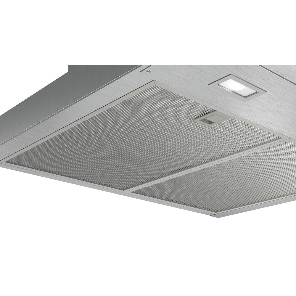 Bosch DWB66DM50B Series 4 60cm Chimney Cooker Hood, Brushed Steel, A Rated