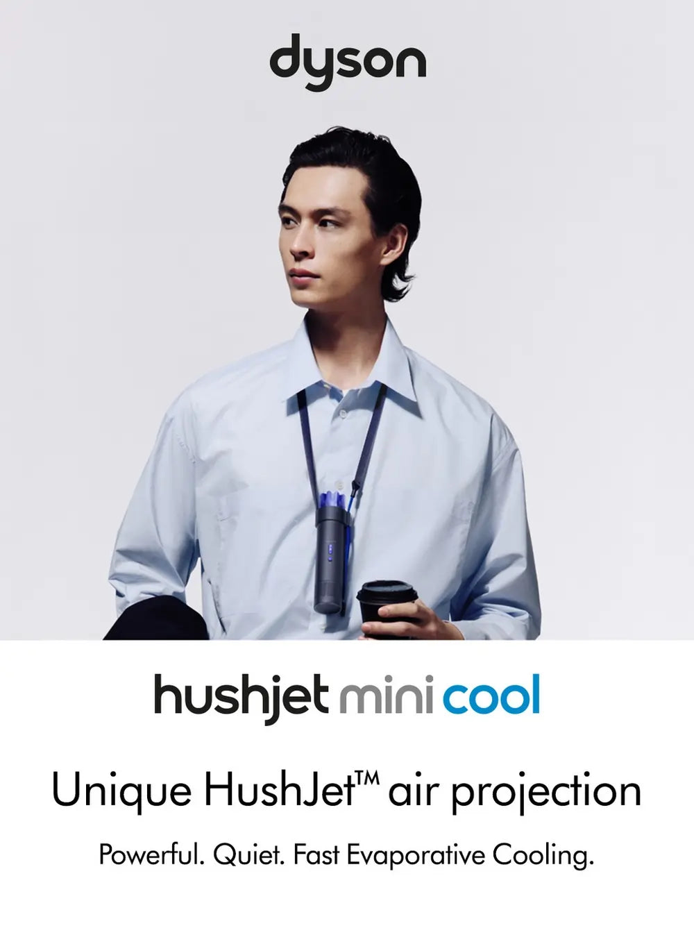 Dyson PF01-CO HushJet™ Mini Cool Fan, Cobalt/Ink