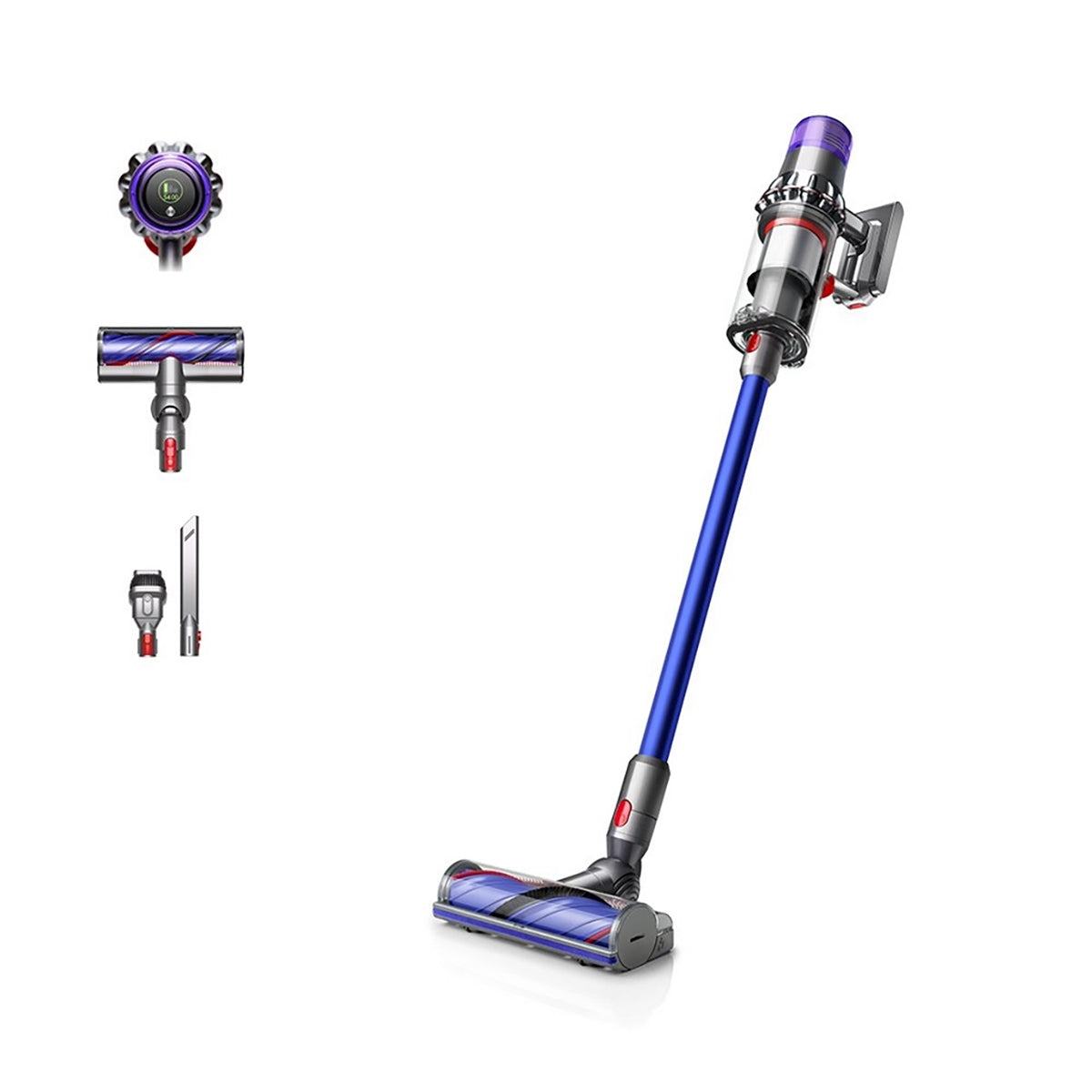Dyson V11-2023 Cordless Stick Vacuum Cleaner, 60 Minutes Run Time, LCD Screen - Blue