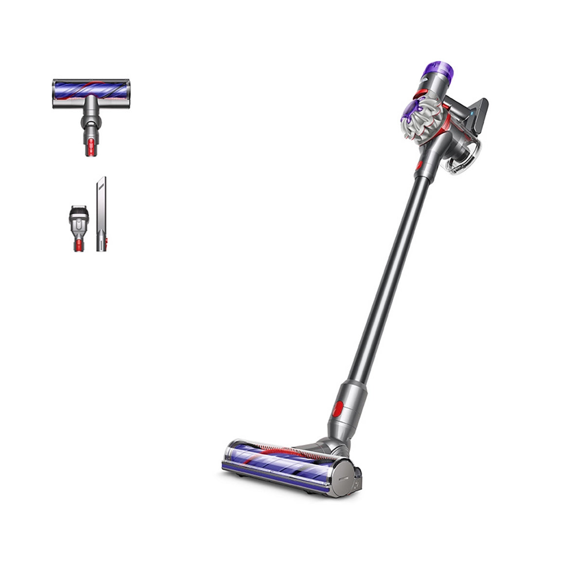 Dyson V8ADVANCED-24 Cordless Vacuum Cleaner, 40 Minutes Run Time - Silver/Nickel