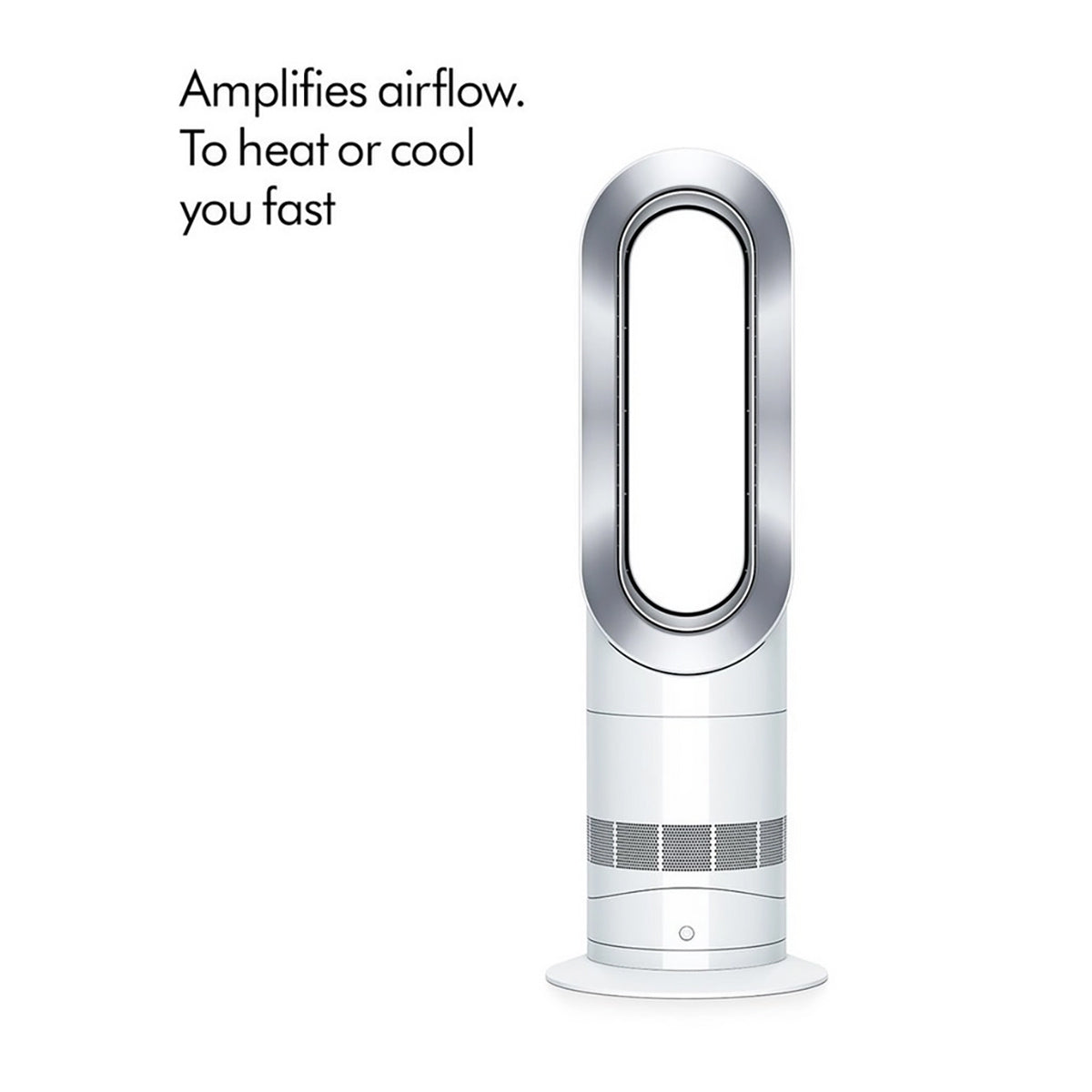 Dyson AM09 Hot and Cool Fan, Bladeless Technology - White
