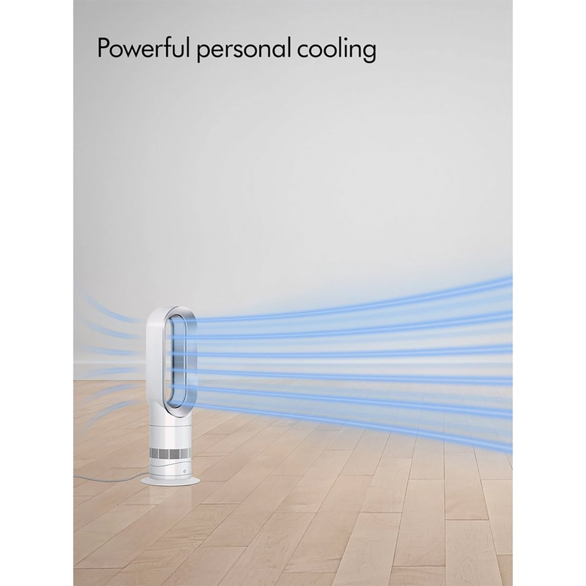 Dyson AM09 Hot and Cool Fan, Bladeless Technology - White