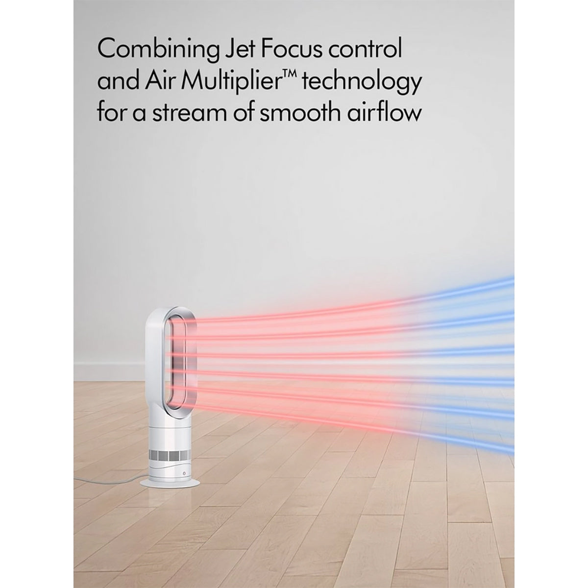 Dyson AM09 Hot and Cool Fan, Bladeless Technology - White