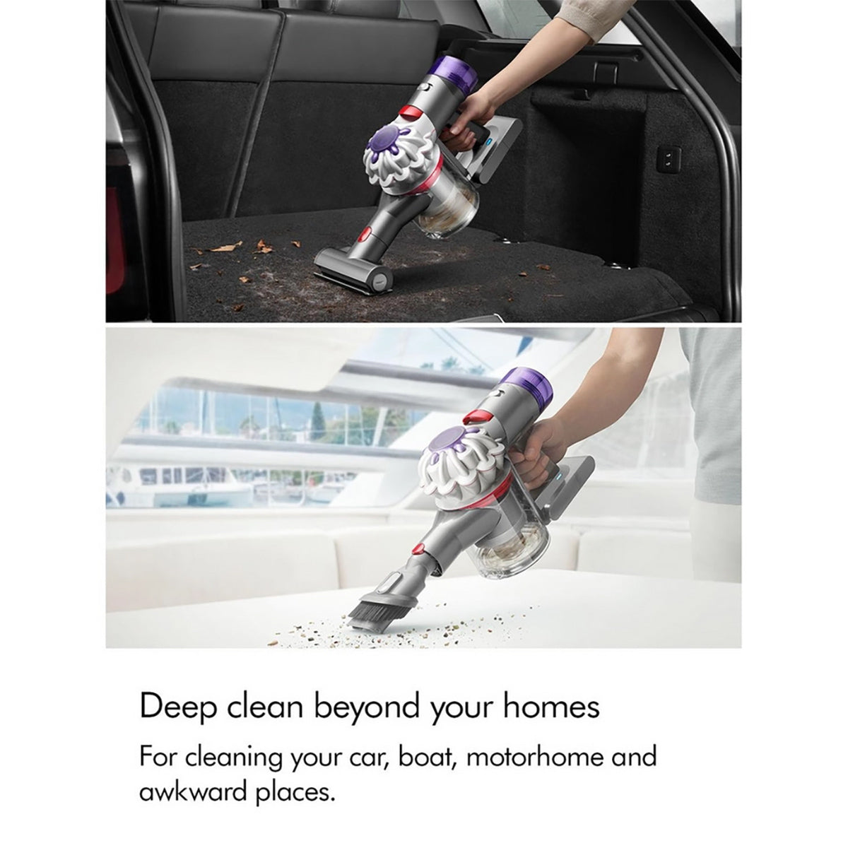Dyson CAR+BOAT Handheld Vacuum Cleaner, 50 Minutes Run Time - Grey