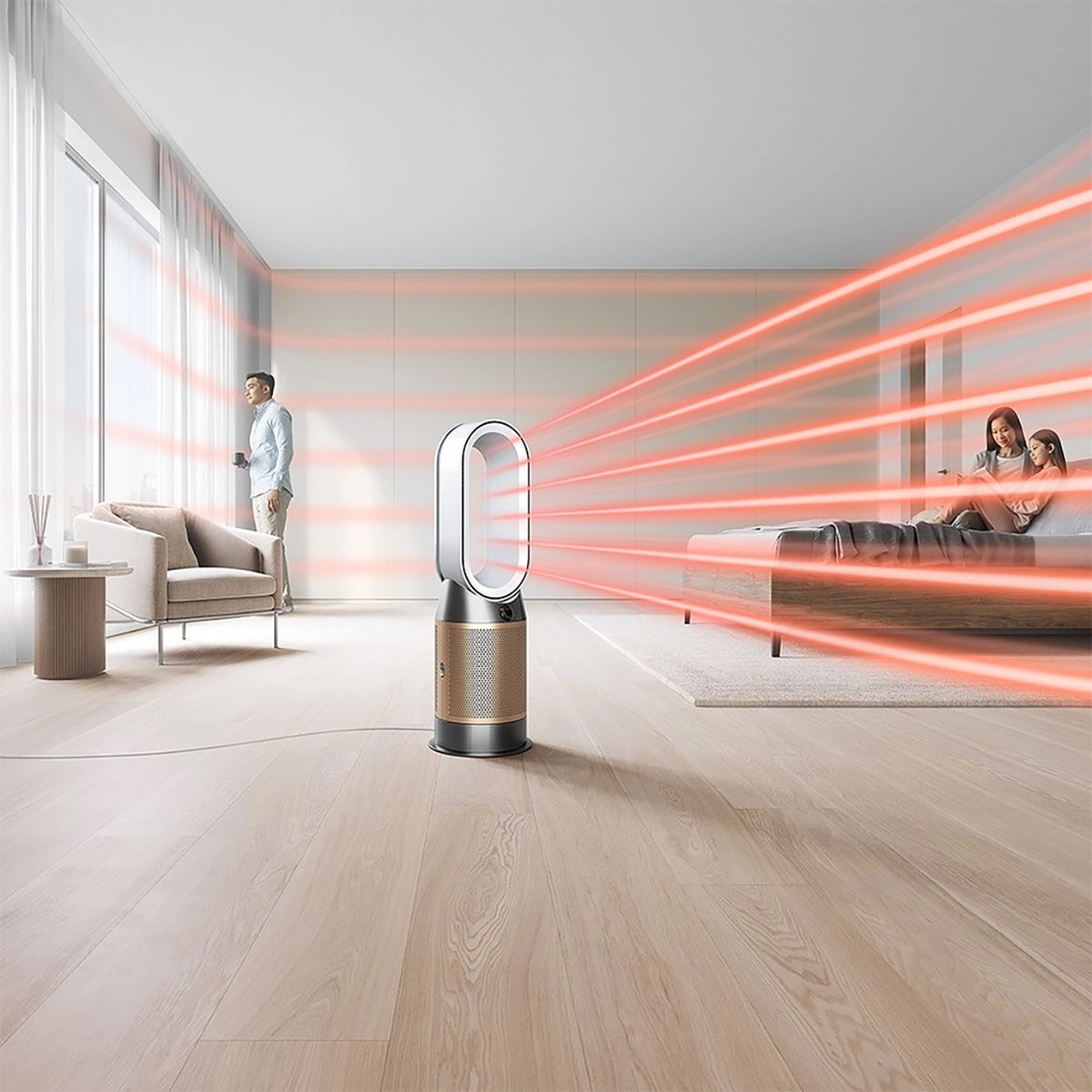 Dyson HP09 Pure Hot+Cool Formaldehyde Air Purifier - White
