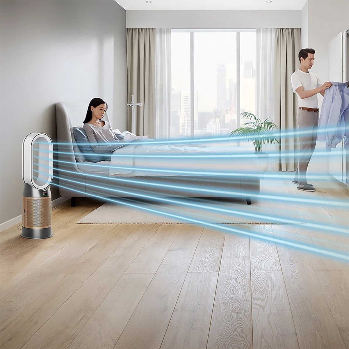 Dyson HP09 Pure Hot+Cool Formaldehyde Air Purifier - White