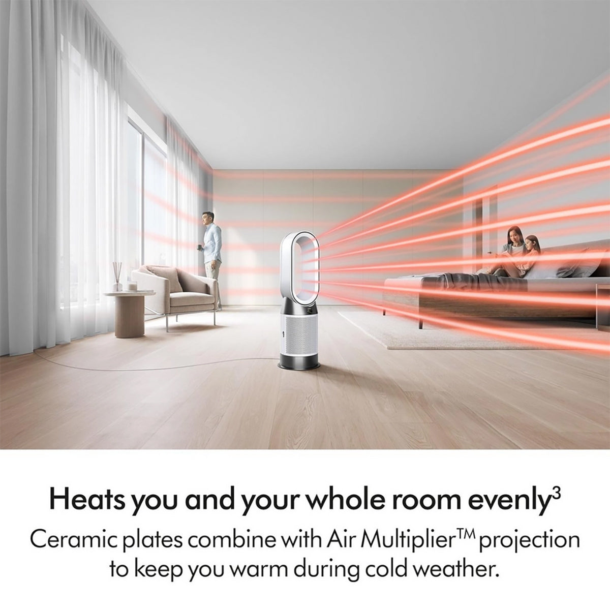 Dyson HP11 Hot + Cool Purifier, 290L Airflow - White