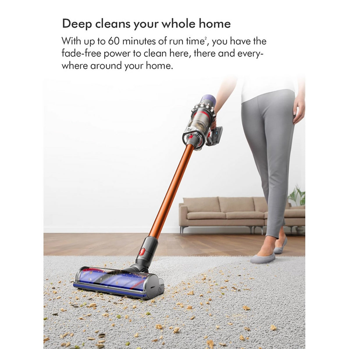 Dyson V10CYCSUB Cyclone Submarine Wet & Dry Cordless Vacuum, Nickel/Copper