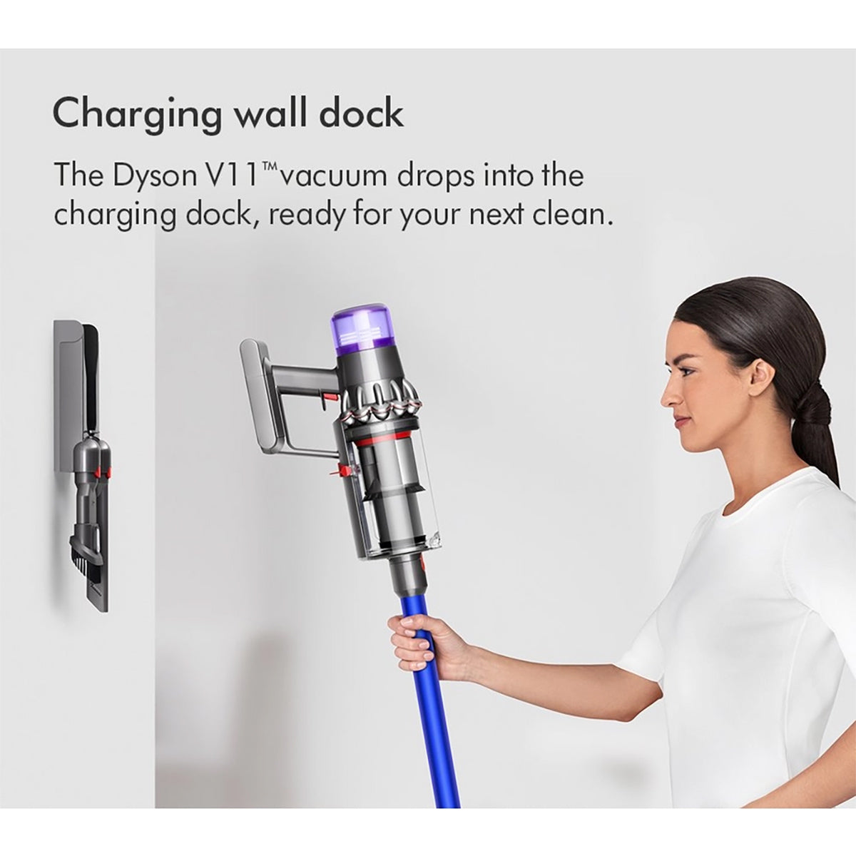 Dyson V11-2023 Cordless Stick Vacuum Cleaner, 60 Minutes Run Time, LCD Screen - Blue