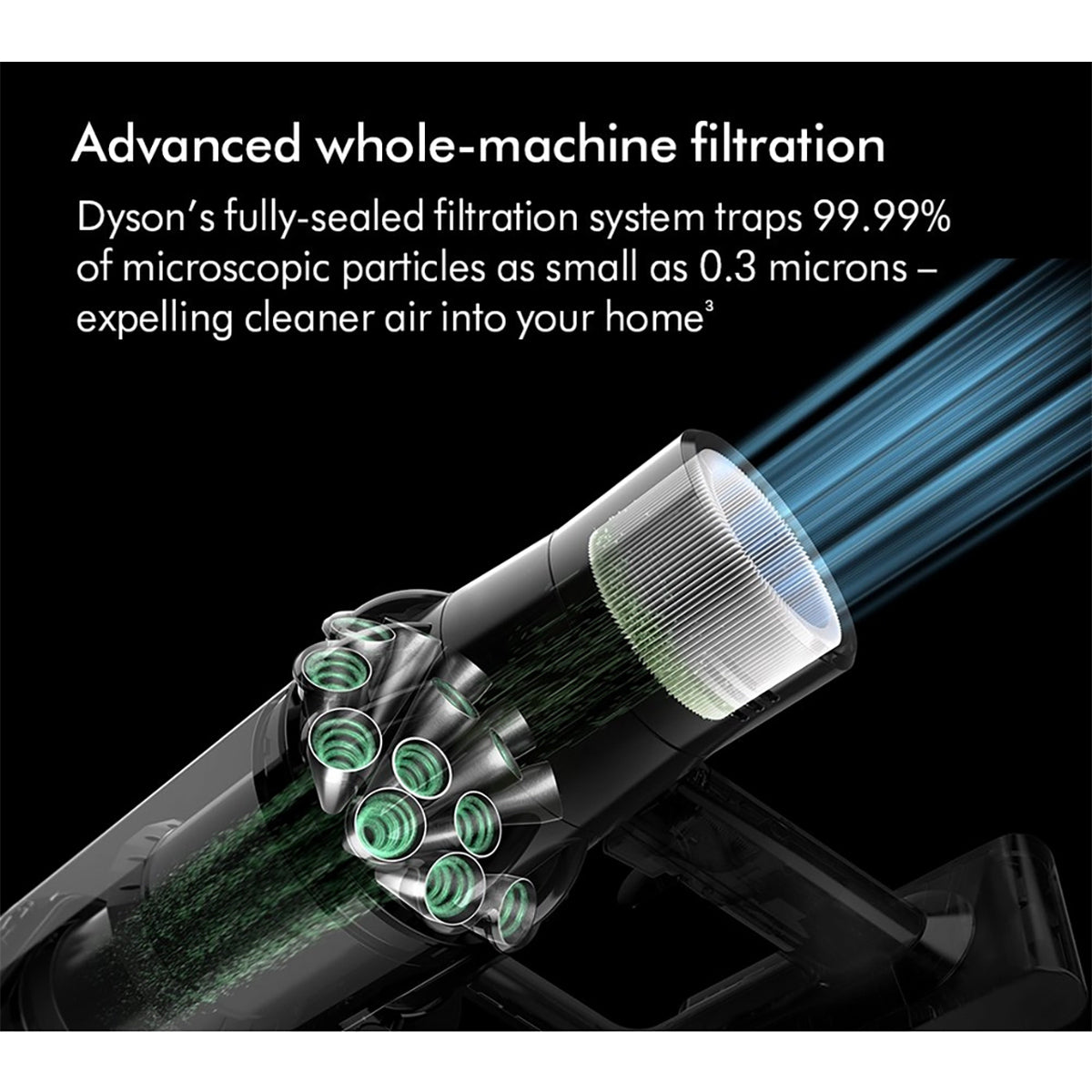 Dyson V11-2023 Cordless Stick Vacuum Cleaner, 60 Minutes Run Time, LCD Screen - Blue