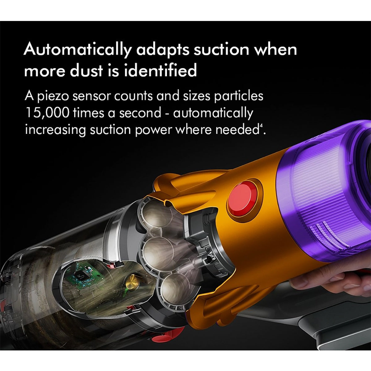 Dyson V12-2023 Detect Slim Absolute Cordless Stick Vacuum, 60 Minutes Run Time, Nickel