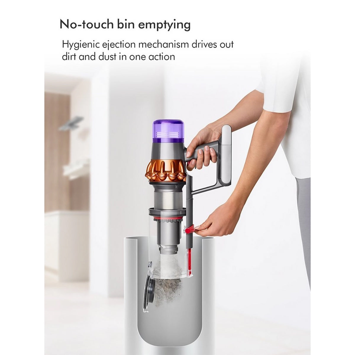 Dyson V15-2024 Cordless Vacuum, 60 Minutes Run Time, Root Cyclone Technology - Yellow/Nickel
