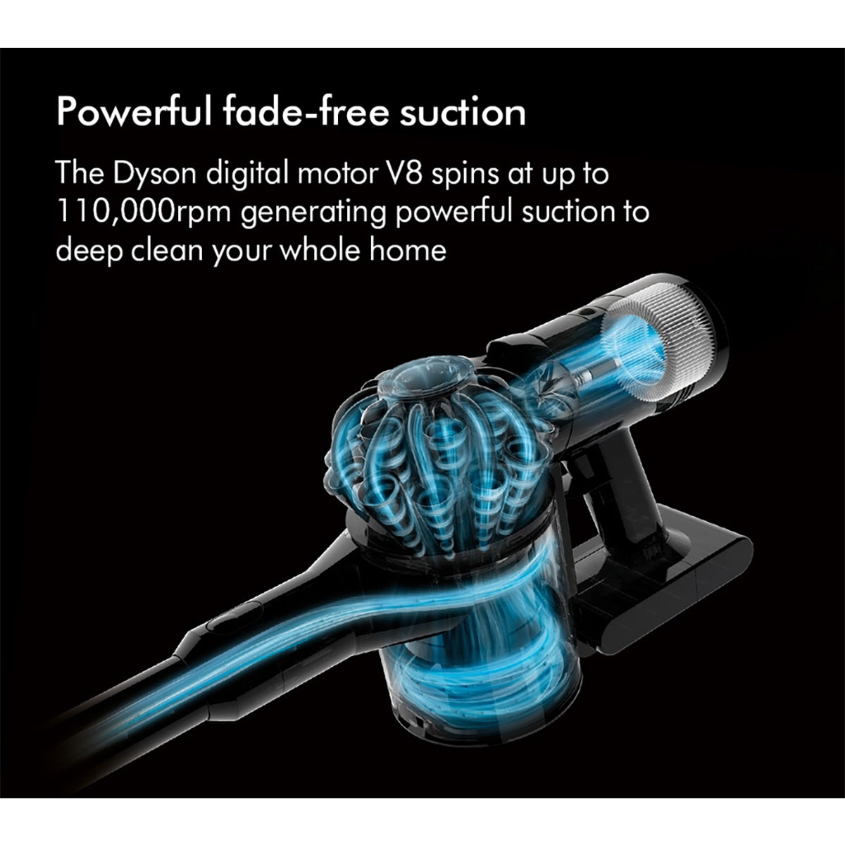 Dyson V8ADVANCED-24 Cordless Vacuum Cleaner, 40 Minutes Run Time - Silver/Nickel