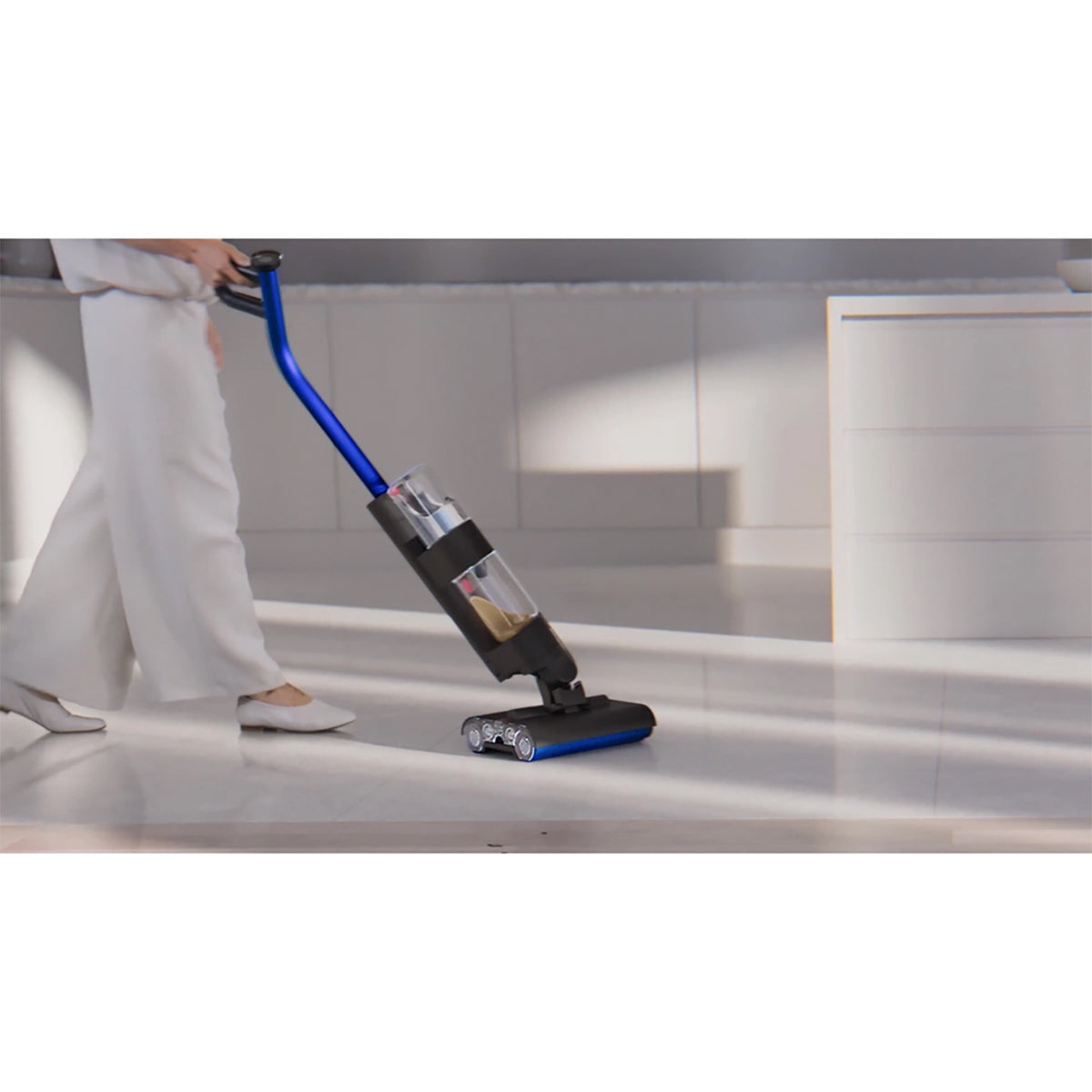 Dyson WASHG1 Wet Floor Cleaner For Hard Floors, 35 Minutes Run Time - Matte Black/Ultra Blue