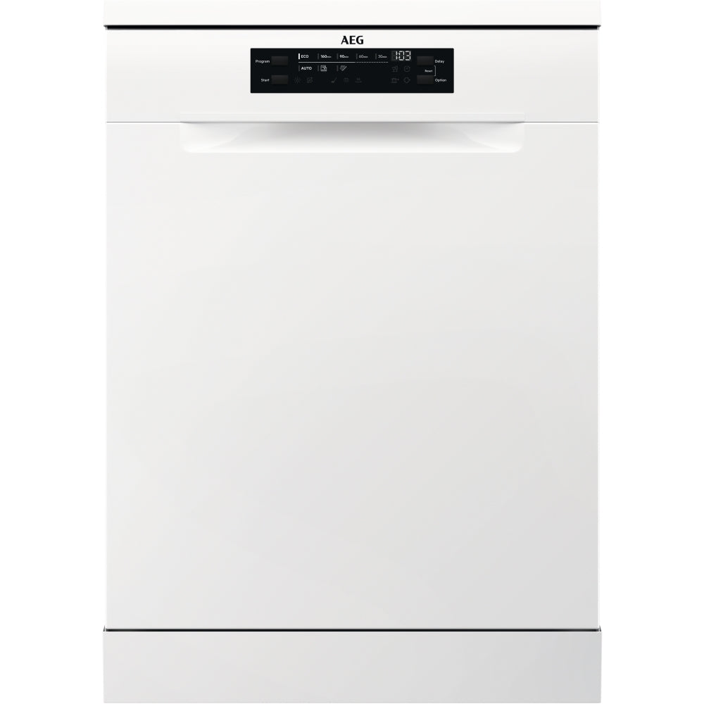 AEG FFX32617ZW Standard Freestanding Dishwasher,White,E Rated