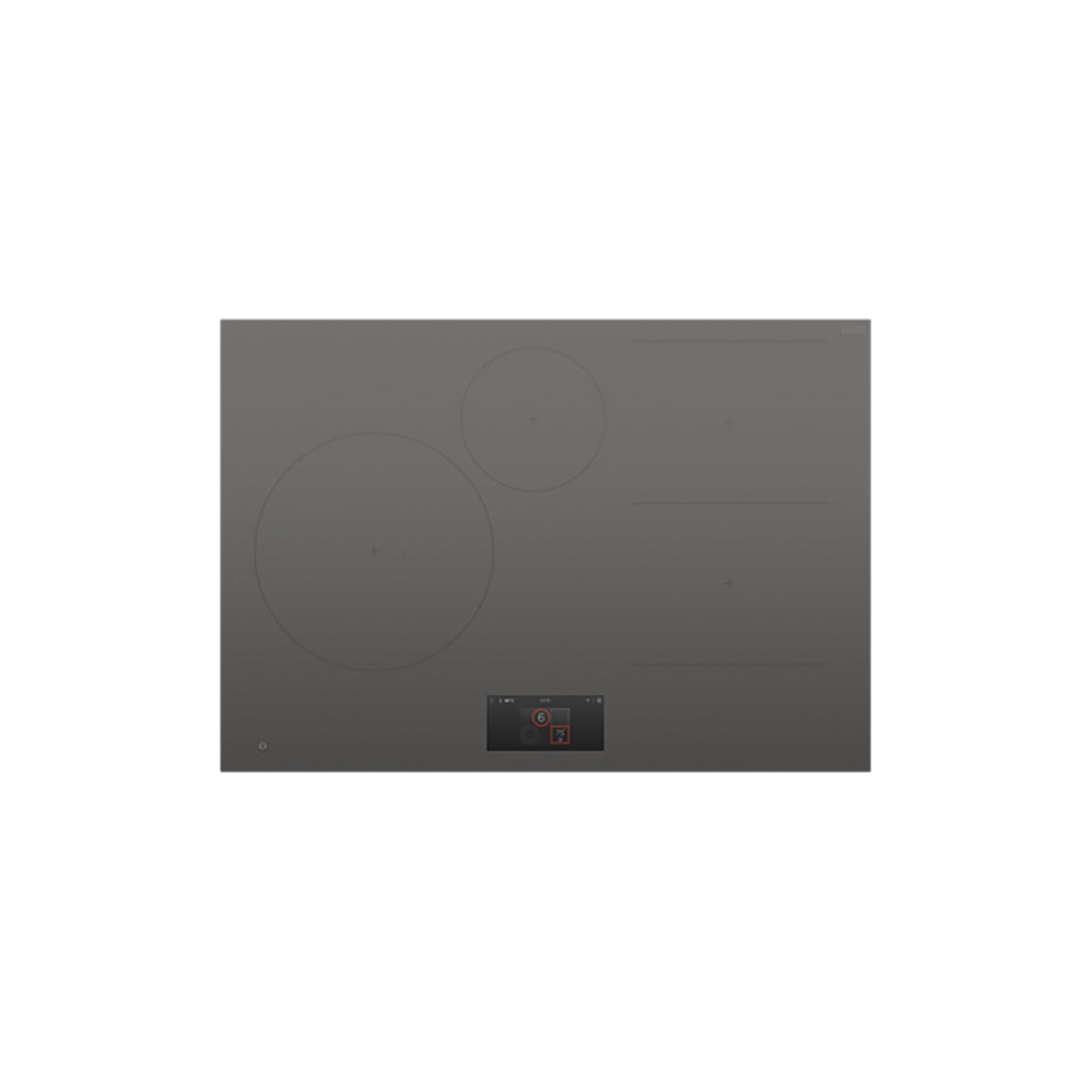 Fisher & Paykel CI764DTTG1 Series 9 4 Zone Induction Hob, SmartZone, Minimal, 76cm Wide - Grey
