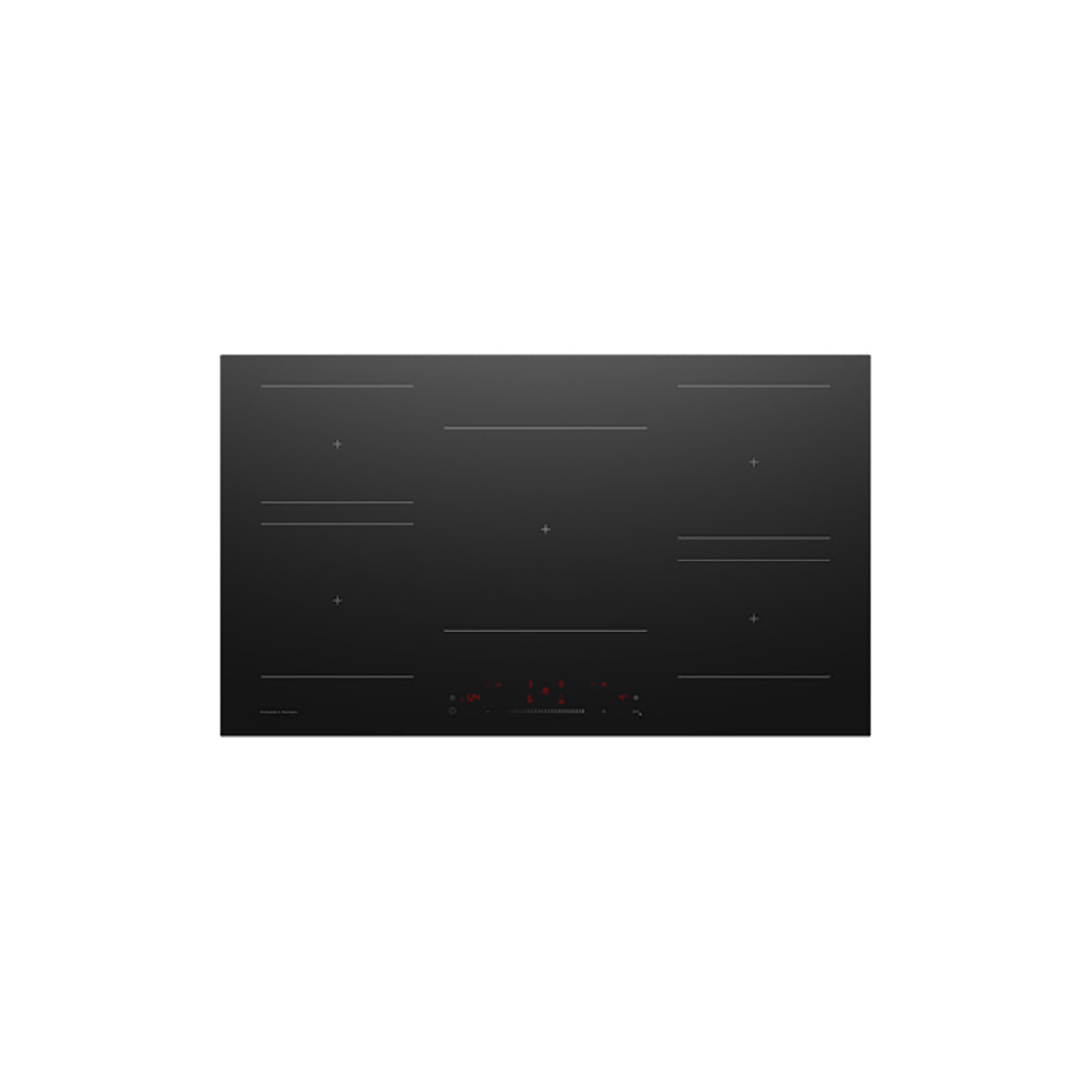 Fisher & Paykel CI905CTB2 Series 5 5 Zone Induction Hob, Contemporary, 90cm Wide - Black Glass