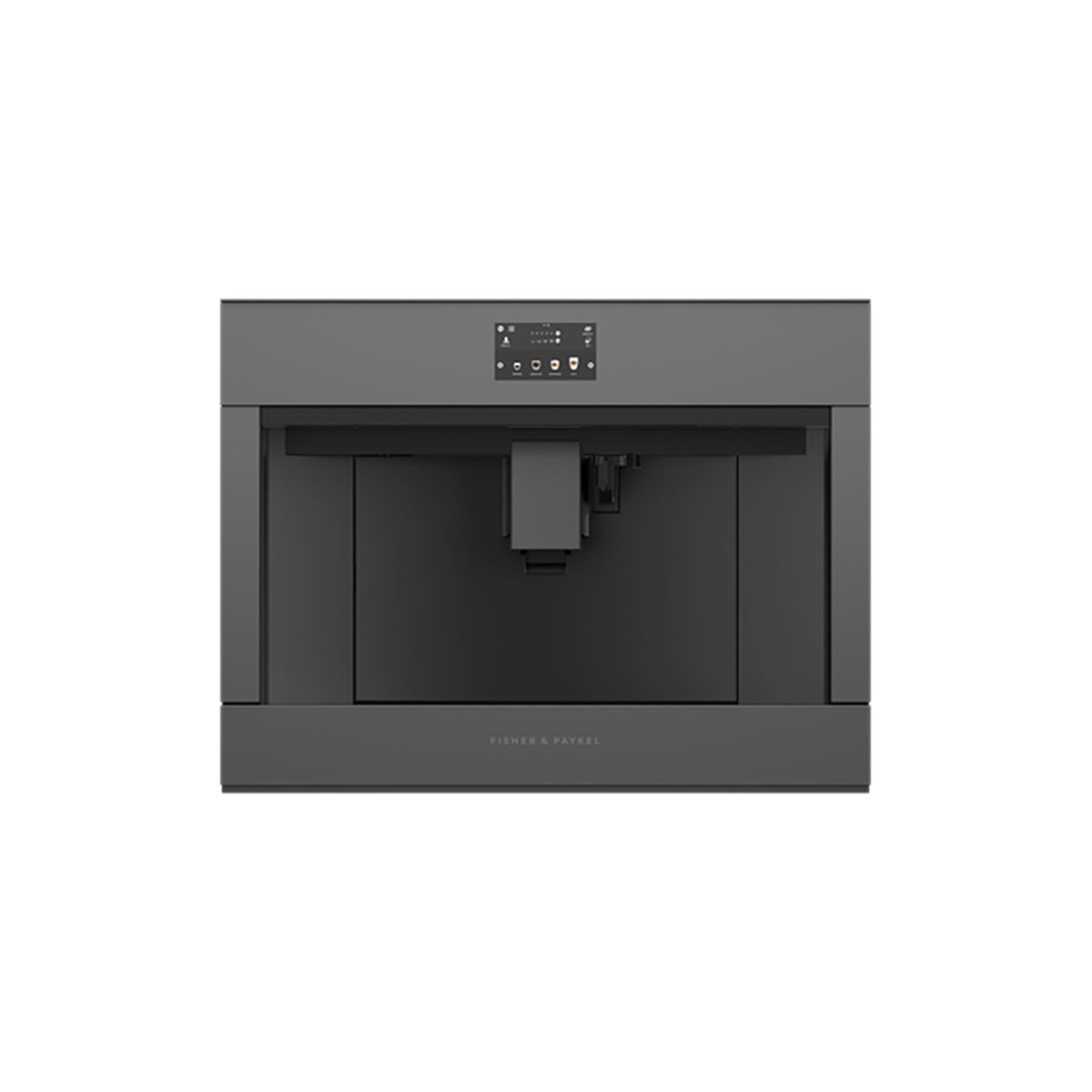 Fisher & Paykel EB60MSG1 Series 9 Minimal Built-In Coffee Maker, 13 Functions, 59.6cm Wide - Grey Glass