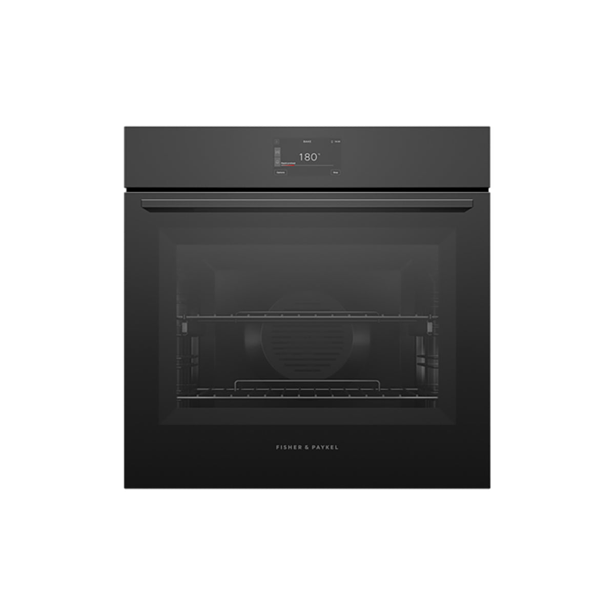 Fisher & Paykel OB60SAMPTB5 Series 7 Minimal Pyrolytic Oven, 85 Litre, 59.6cm Wide - Black Glass