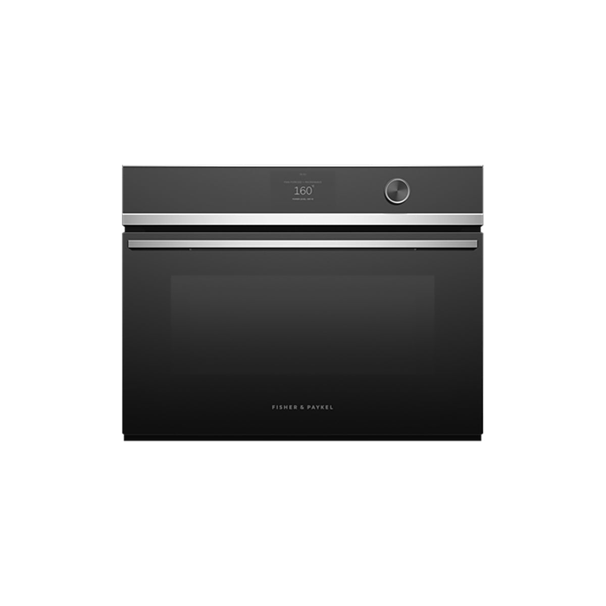 Fisher & Paykel OM60NDTDX1 Series 9 Contemporary Compact Combi-Microwave Oven, 49 Litre, 59.6cm Wide - Stainless Steel