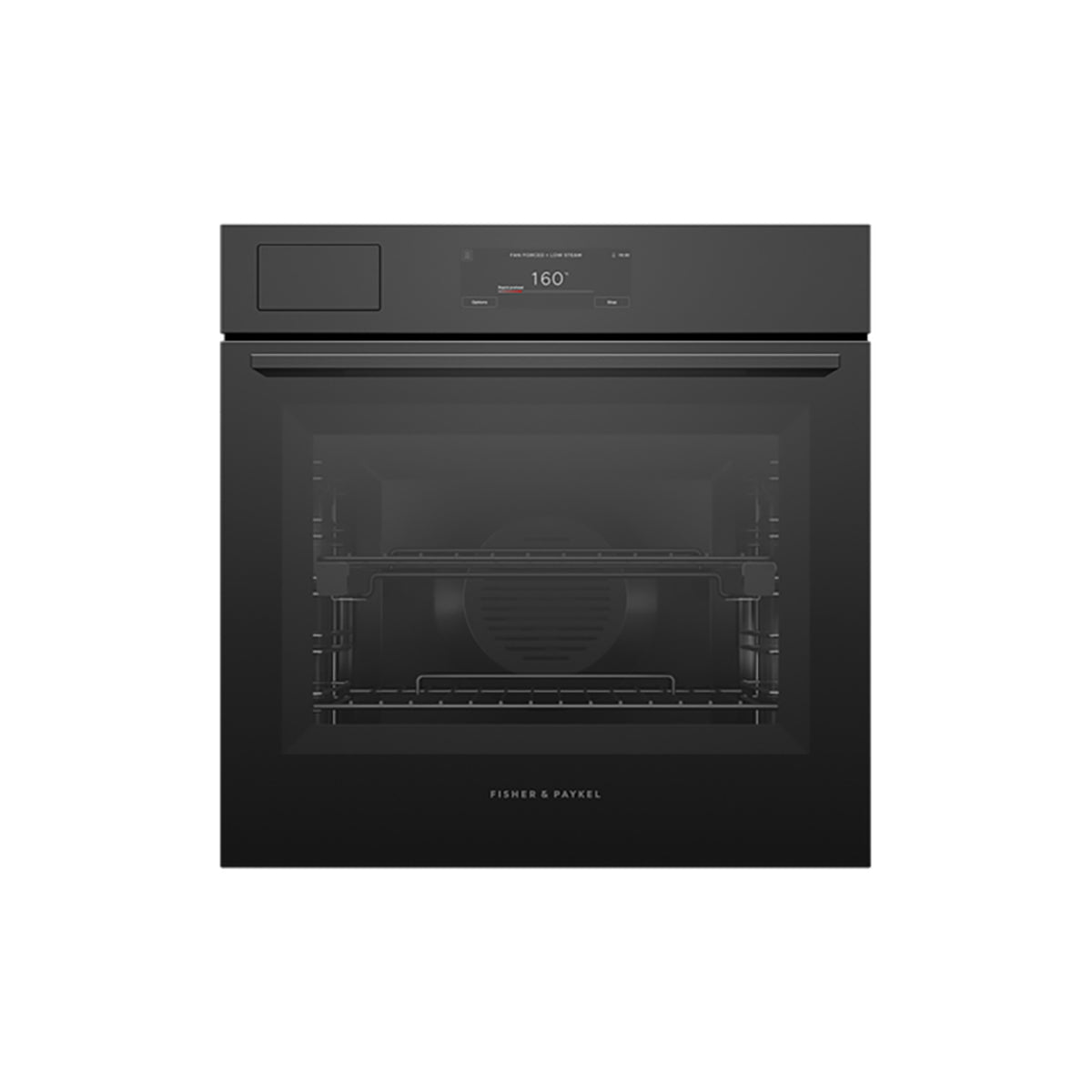 Fisher & Paykel OS60SAMVUB5 Series 9 Minimal Combi-Steam Oven, 85 Litre, 59.6cm Wide - Black Glass