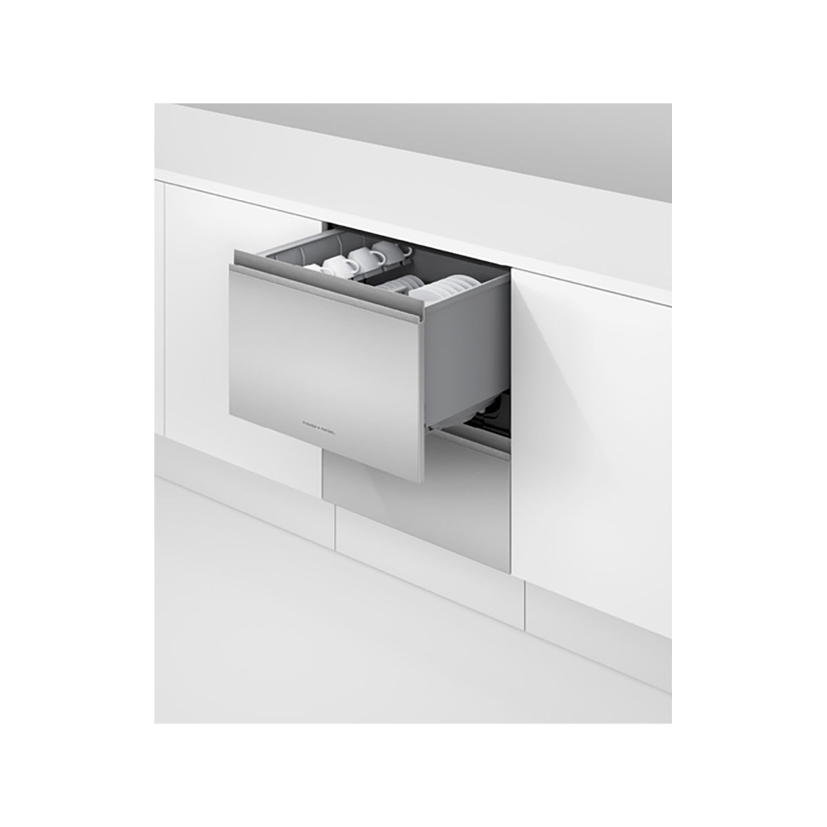 Fisher & Paykel DD60D4HNX9 Series 9 Contemporary Double DishDrawer™ Dishwasher, 12 Place Settings, 6 Wash Programs, 59.9cm Wide - Stainless Steel