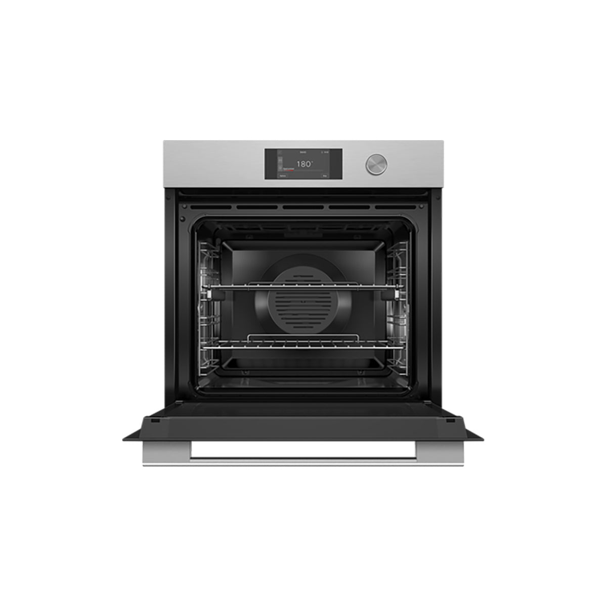 Fisher & Paykel OB60SACPTDX5 Series 7 Contemporary Pyrolytic Oven, 85 Litre, 59.6cm Wide - Brushed Silver Glass