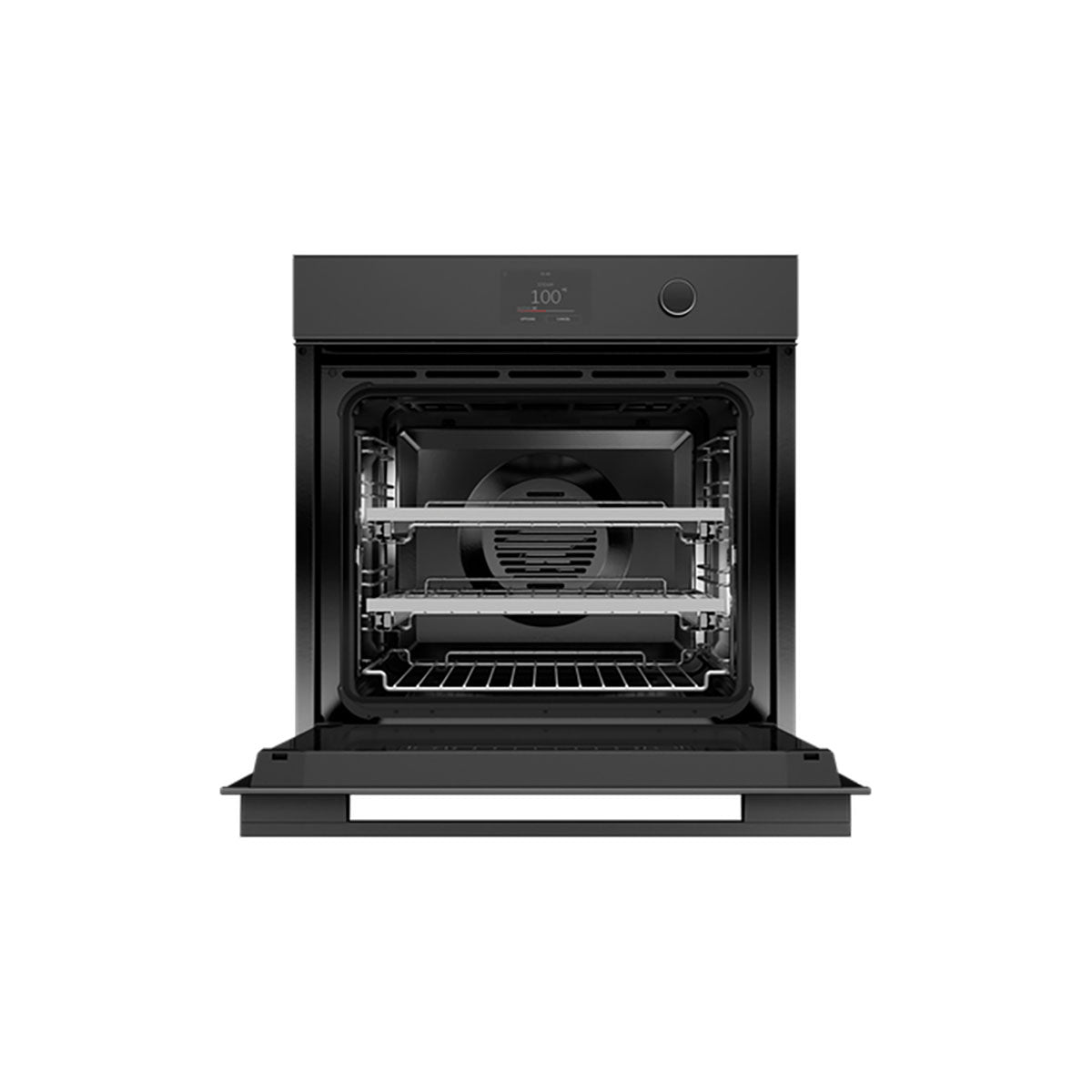 Fisher & Paykel OS60SMTDB1 Series 11 Minimal Combi-Steam Oven, 85 Litre, 23 Functions, 59.6cm Wide - Black Glass