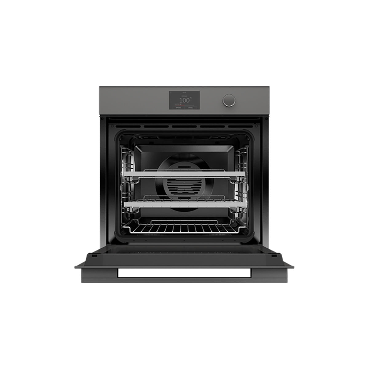 Fisher & Paykel OS60SMTDG1 Series 11 Minimal Combi-Steam Oven, 85 Litre, 23 Functions, 59.6cm Wide - Grey Glass