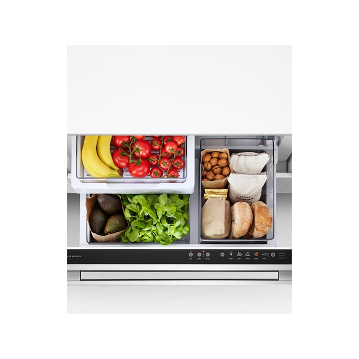 Fisher & Paykel RB9064S1 Series 9 Integrated CoolDrawer™ Multi-Temperature Drawer, 104 Litre, 85.5cm Wide - Panel Ready