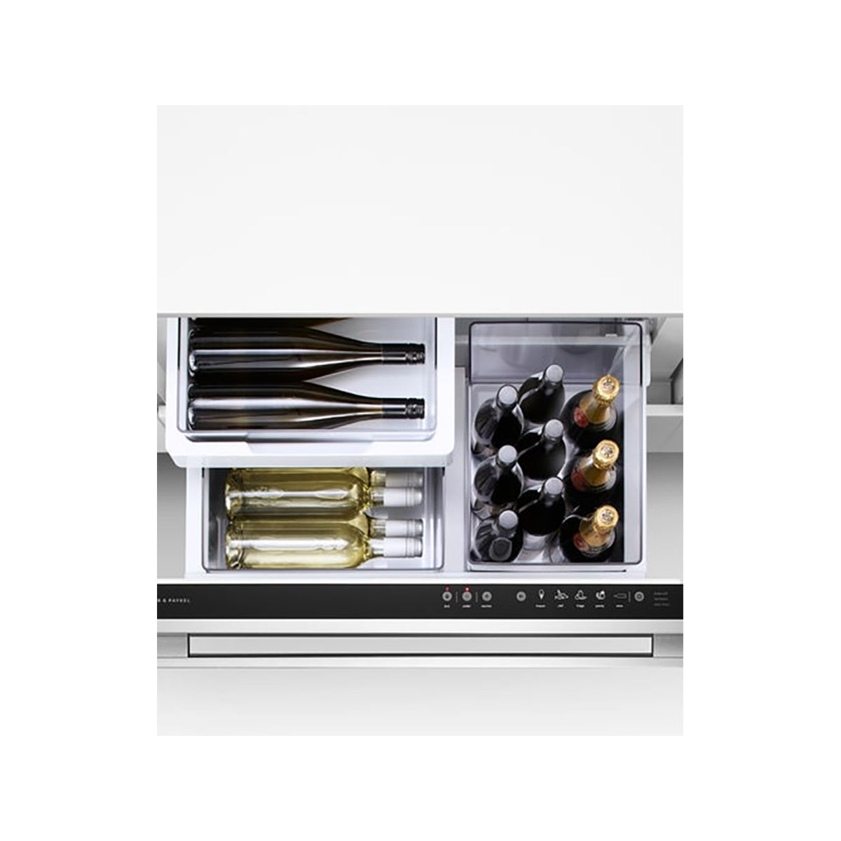 Fisher & Paykel RB9064S1 Series 9 Integrated CoolDrawer™ Multi-Temperature Drawer, 104 Litre, 85.5cm Wide - Panel Ready