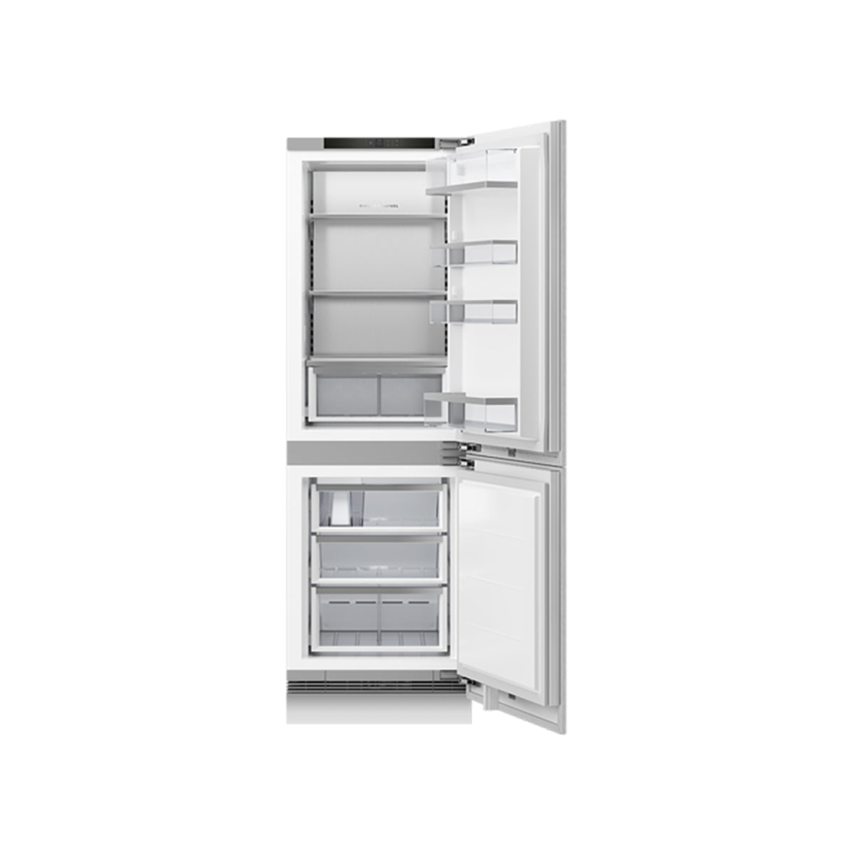 Fisher & Paykel RS6019BRU1 Series 9 Integrated Refrigerator Freezer, Ice & Water, 303 Litre, 59.2cm Wide - Panel Ready, Right Hinge